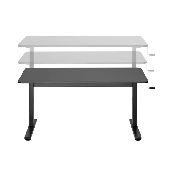 მაგიდა: Vertex VX-MSSD-02B Affordable Manual Sit-Stand Desk Black