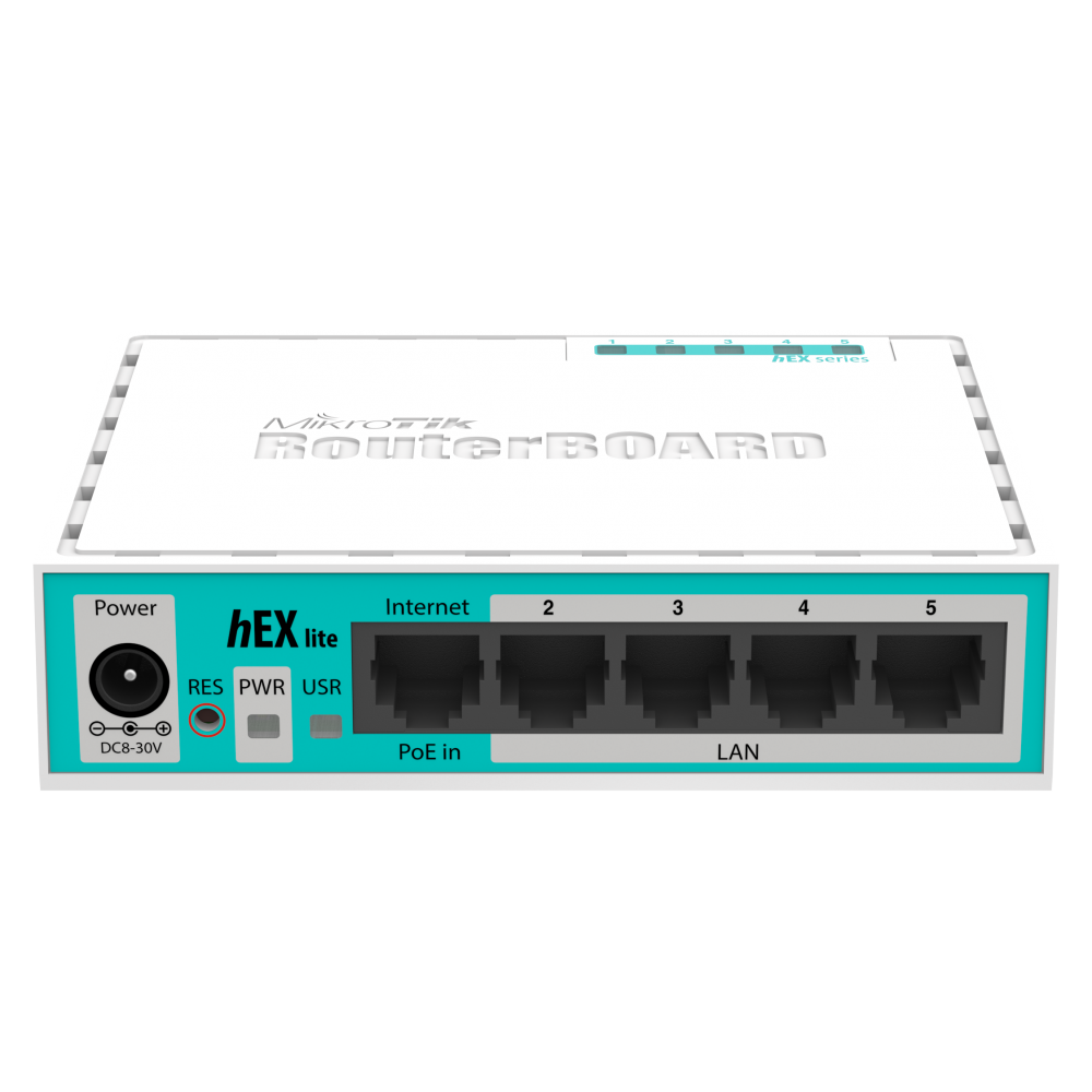 როუტერი MikroTik RB750r2 hEX lite