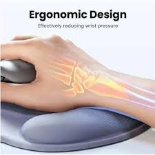 მაუსის პადი UGREEN LP668 (25244), Mouse Pad With Wrist Rest, S, Grey