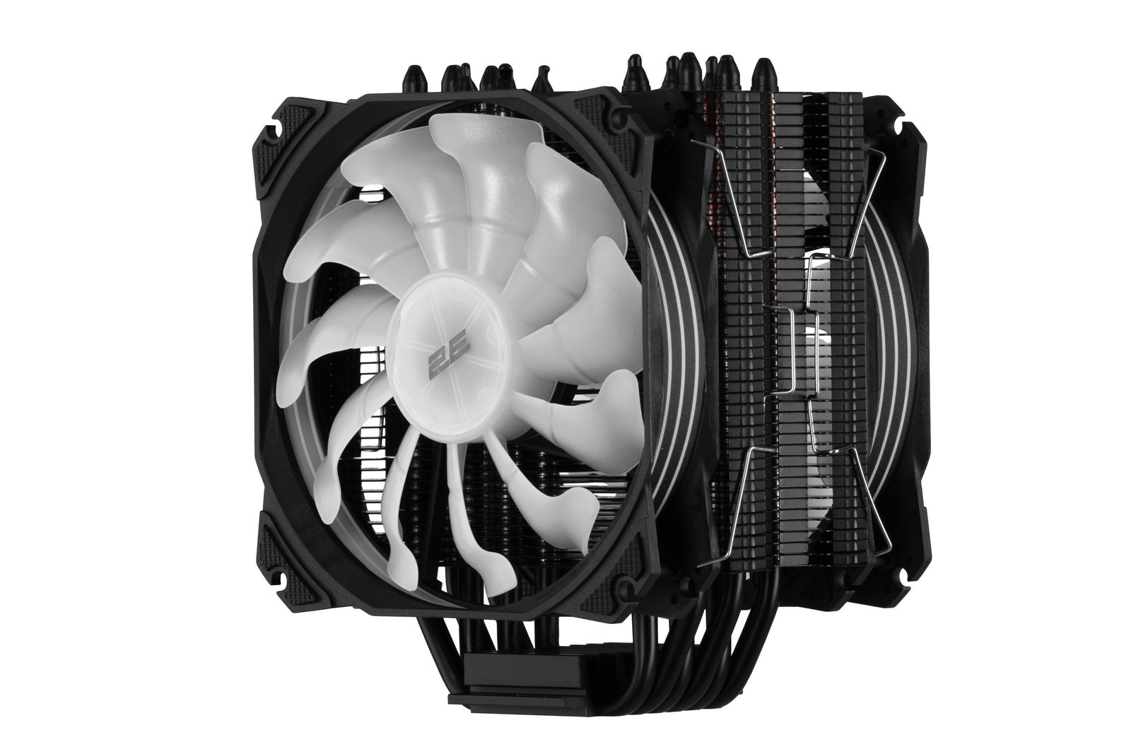 2E GAMING CPU cooler Air Cool AC120D6-ARGB, LGA1700, 1366, 1200, 115x,  AM5, AM4, AM3, AM3+, AM2, AM2+, FM2, FM1, 4pin PWM, 3pin +5VARGB, TDP 200W