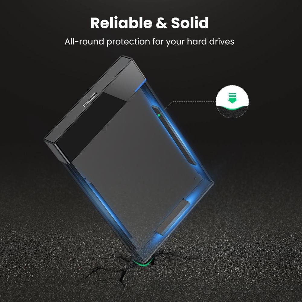 მყარი დისკის ქეისი UGREEN (30848) 2.5 Inch Hard Drive Box