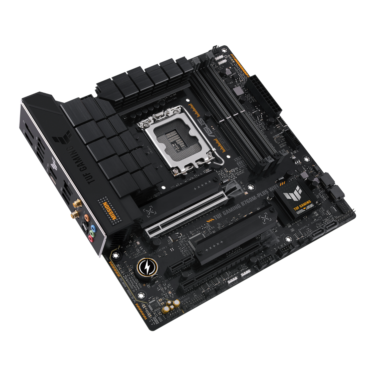 ASUS Motherboard TUF GAMING B760M-PLUS WIFI II s1700 B760 4xDDR5 M.2 HDMI DP Wi-Fi BT mATX