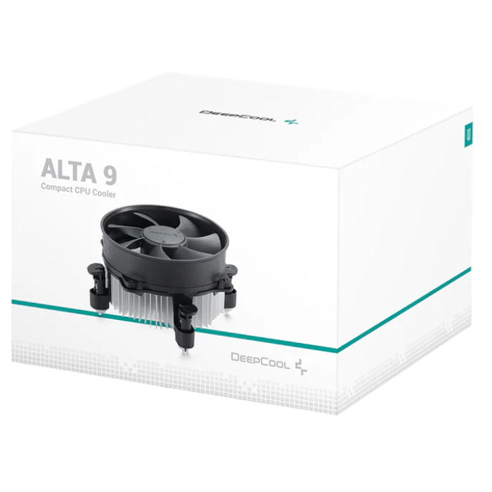 CPU ჰაერის გაგრილება, ALTA 9, DEEPCOOL, TDP 65W, შავი. DP-ICAP-AT-9