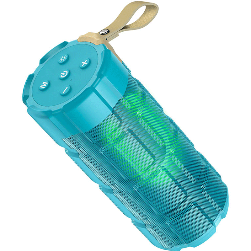 HOCO wireless speaker HC7 Pleasant sports BT speaker peacock blue