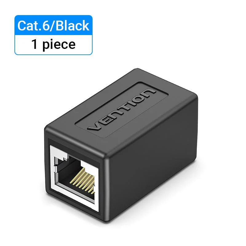 VENTION IPVB0 Cat.6 FTP Keystone Jack Coupler Black