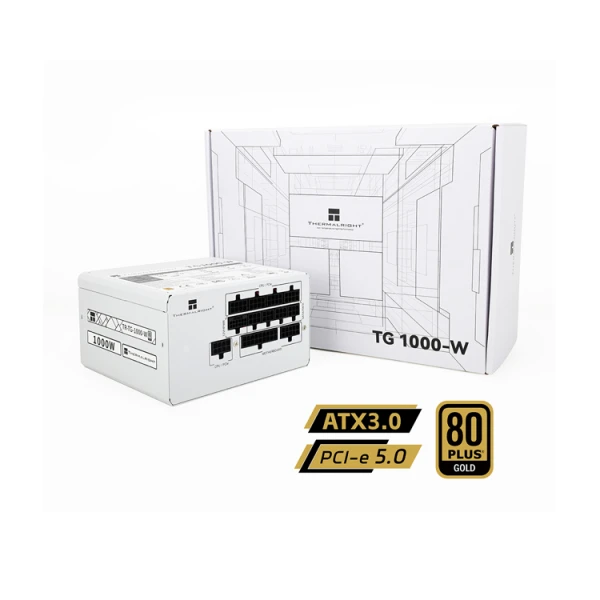 კვების ბლოკი: THERMALRIGHT 1000W 80 Plus Gold modular PSU - TR-TG-1000