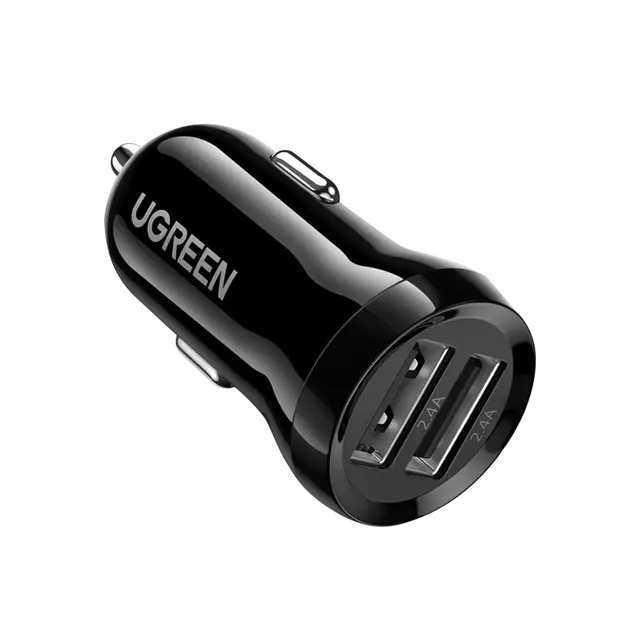 მანქანის USB დამტენი UGREEN EDO18 (50875) Dual USB Car Charger 4.8A