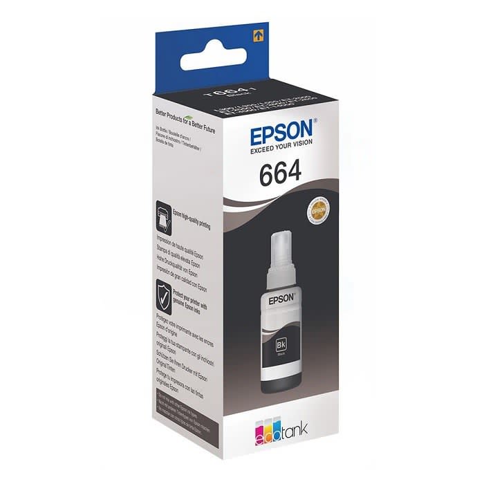 Epson კარტრიჯის მელანი L100/L200 Black ink bottle 70 ml