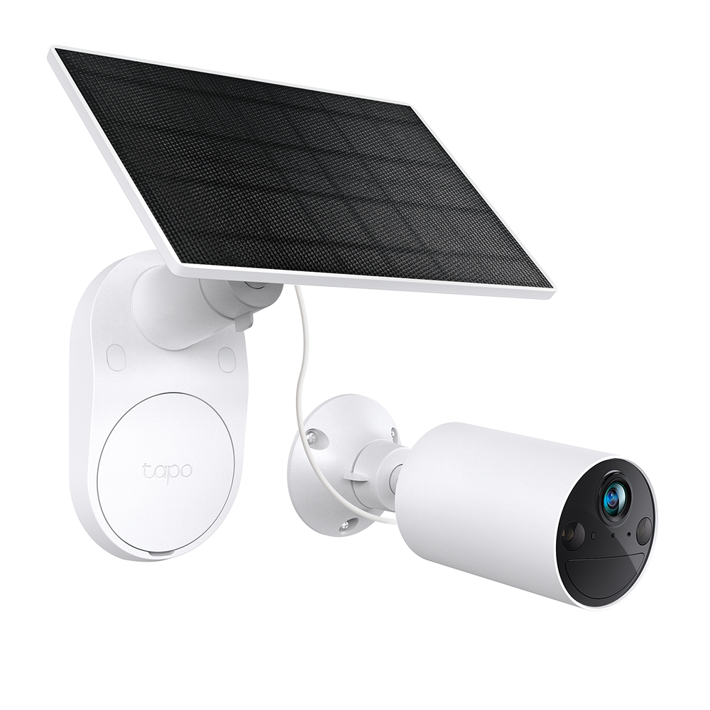კამერა, Tapo C410 KIT, TP-Link, 2K,3MP გაფართოების  გარე გამოყენების მზის ენერგიაზე მომუშავე  ღამის ხედვით .