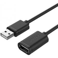 USB-კაბელი Y-C449GBK,UNITEK 1.5M, USB2.0 Type-A (M) to Type-A (F) Cable