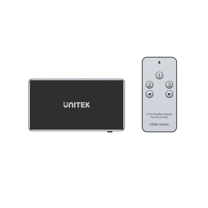 V1111A02, UNITEK, 4K HDMI 1.4b Switch 3 In 1 Out
