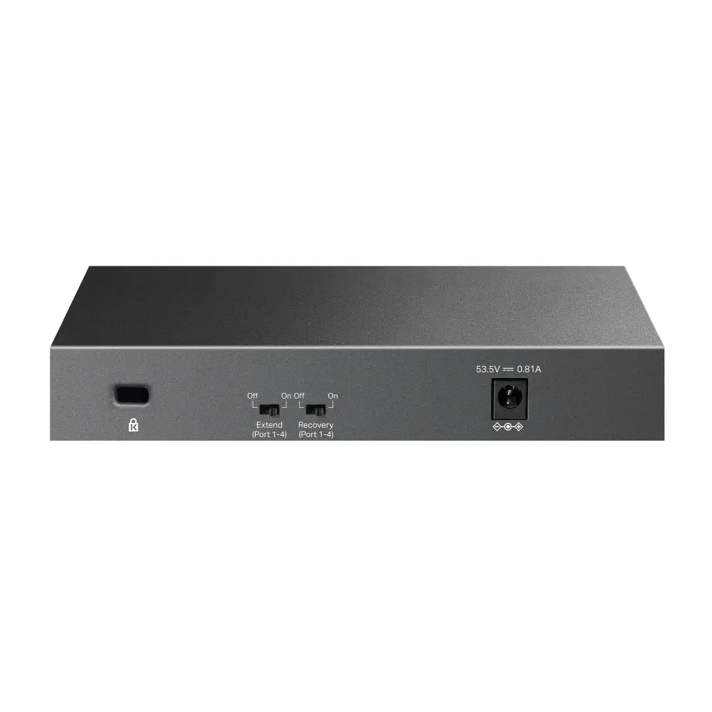 ქსელის გამანაწილებელი LS106LP, TP-Link, 6-Port 10/100Mbps Desktop Switch with 4-Port PoE, 41 W