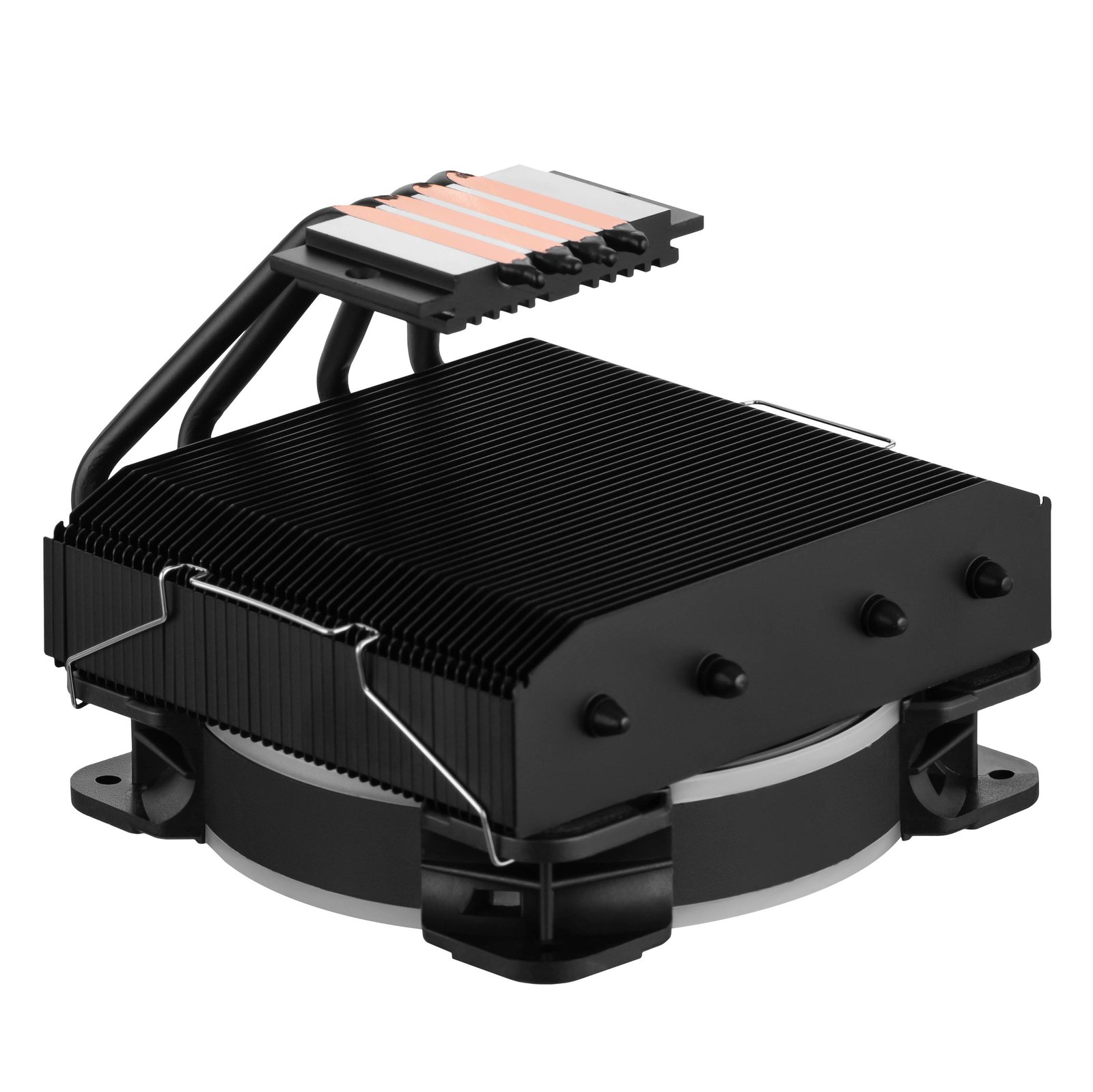 2E GAMING CPU cooler Air Cool AC120T4-ARGB, LGA1700, 1200, 115x, 1366, AM5, AM4, AM3, AM3+, 4pin PWM, 3pin +5VARGB, TDP 130W