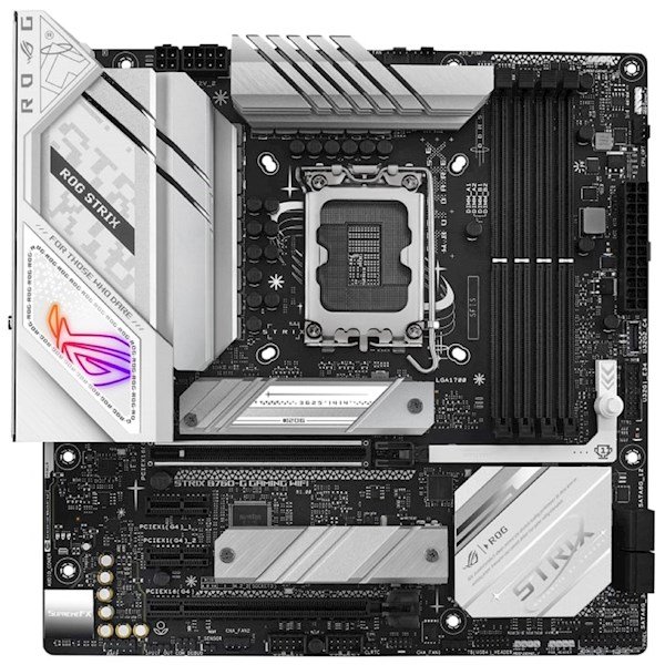 ASUS Motherboard ROG STRIX B760-G GAMING WIFI s1700 B760 4xDDR5 M.2 HDMI DP Wi-Fi BT mATX