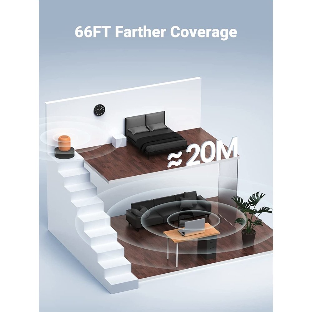 Bluetooth ადაპტერი UGREEN CM591 (90225), USB Bluetooth Adapter, Black