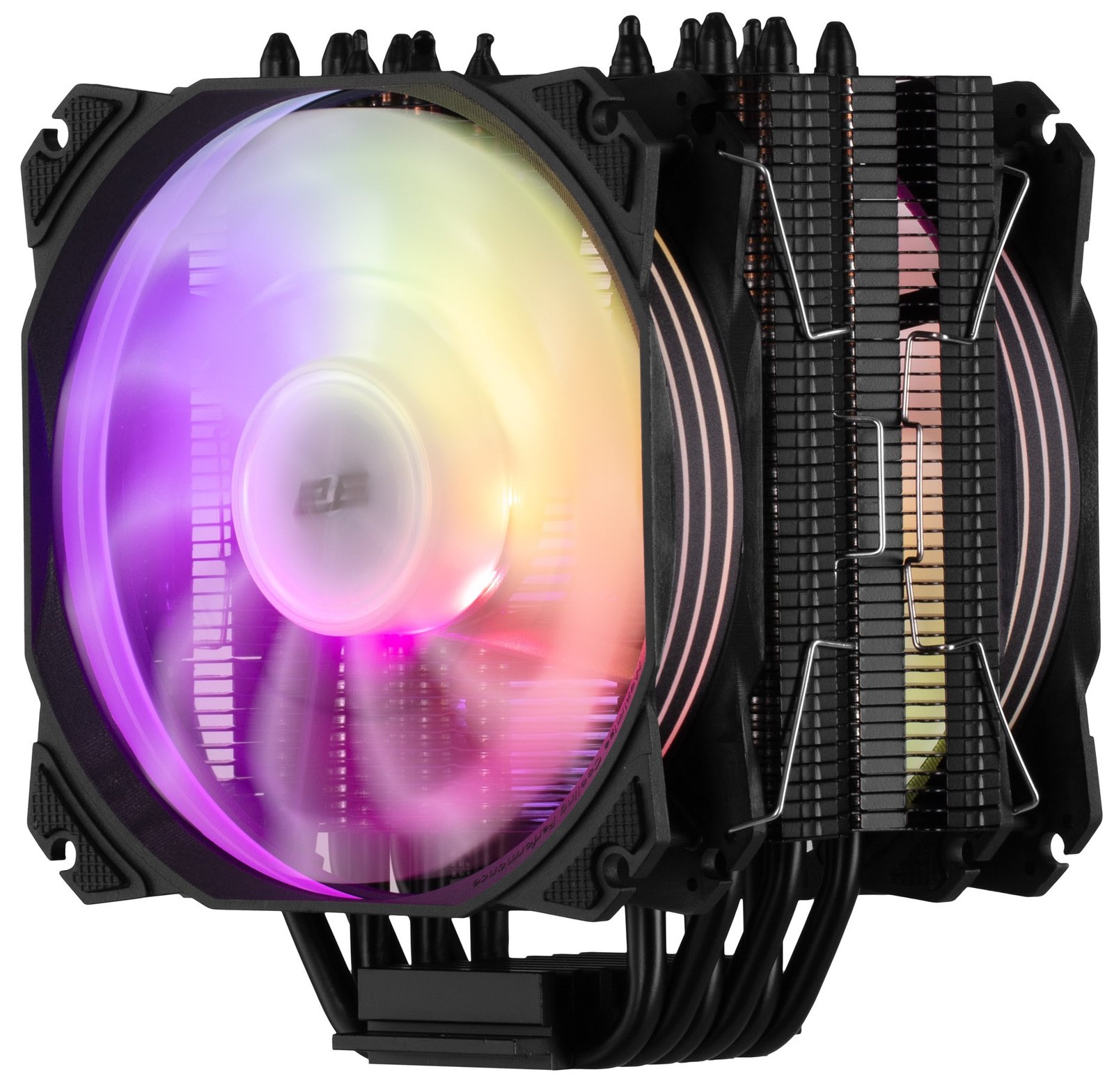 2E GAMING CPU cooler Air Cool AC120D6-ARGB, LGA1700, 1366, 1200, 115x,  AM5, AM4, AM3, AM3+, AM2, AM2+, FM2, FM1, 4pin PWM, 3pin +5VARGB, TDP 200W