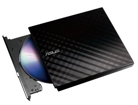 ASUS ODD portable SDRW-08D2S-U LITE DVD+-R/RW burner USB2.0 black Retail Box Slim