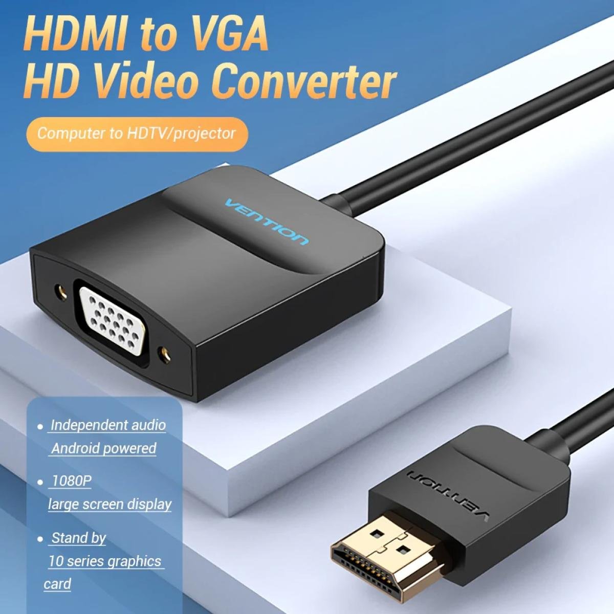 VENTION 42154  HDMI to VGA Converter 0.15M Black