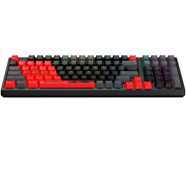 კლავიატურა: A4tech Bloody S98 RGB Mechanical Gaming Keyboard Red Switch US Layout Sports Red