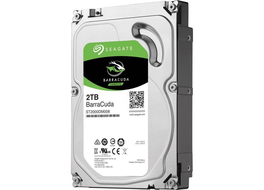 ST2000DM008 - 2TB  Seagate Barracuda HDD SATA 6Gb/s 3.5" 256MB 7200rpm