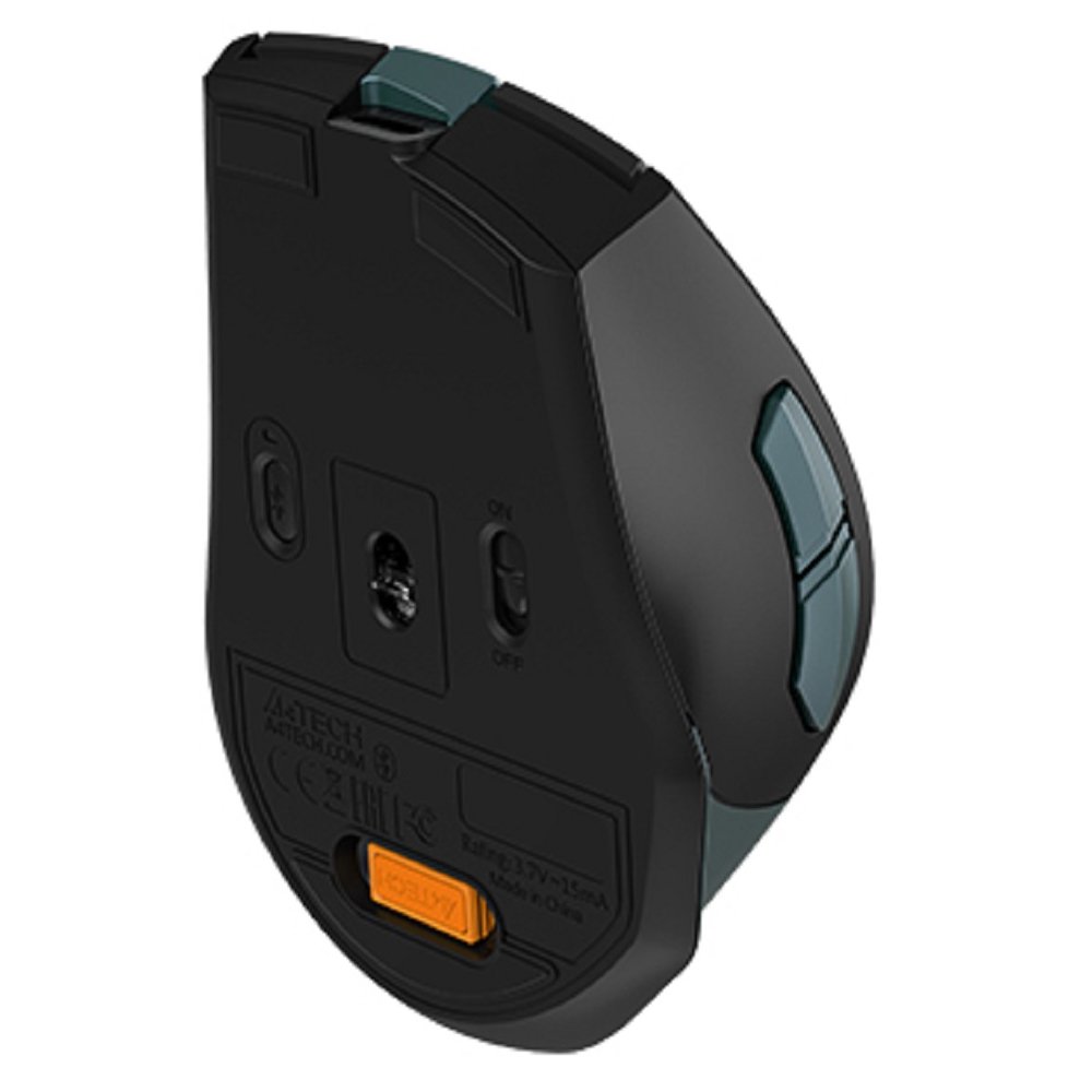 მაუსი: A4tech Fstyler FB35CS Bluetooth & Wireless Rechargeable Mouse Midnight Green