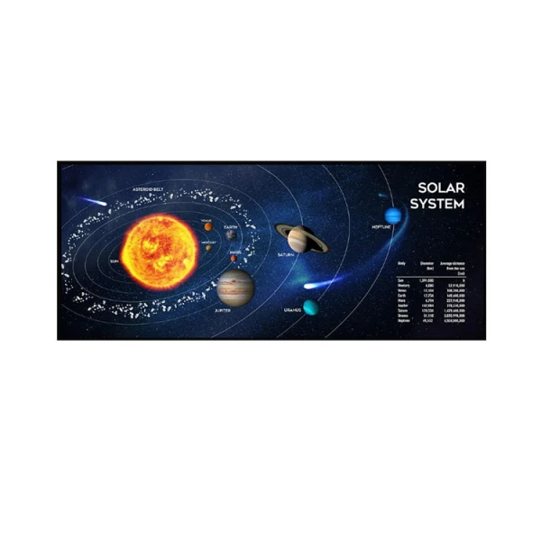 მაუს პადი: Gembird MP-SOLARSYSTEM-XL-01 Gaming mouse pad extra large "Cosmos"