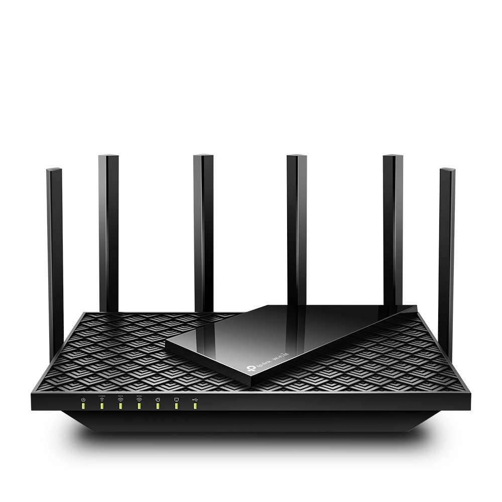როუტერი -Archer AXE75, TP-Link, AXE5400 Tri-Band Wi-Fi 6E Router up to 5400 Mbps, WPA3, 1×Gg WAN/4× Gg LAN, 1× USB3.0, 2.4 GHz, 5 GHz, 6 GHz