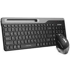 კლავიატურა-მაუსი: A4tech Fstyler FB2535C Wireless Combo Set EN/RU Smoky Grey