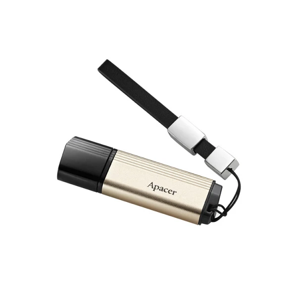 ფლეშ მეხსიერება, AH353, Apacer , 128GB, USB 3.2 , ოქროსფერი.