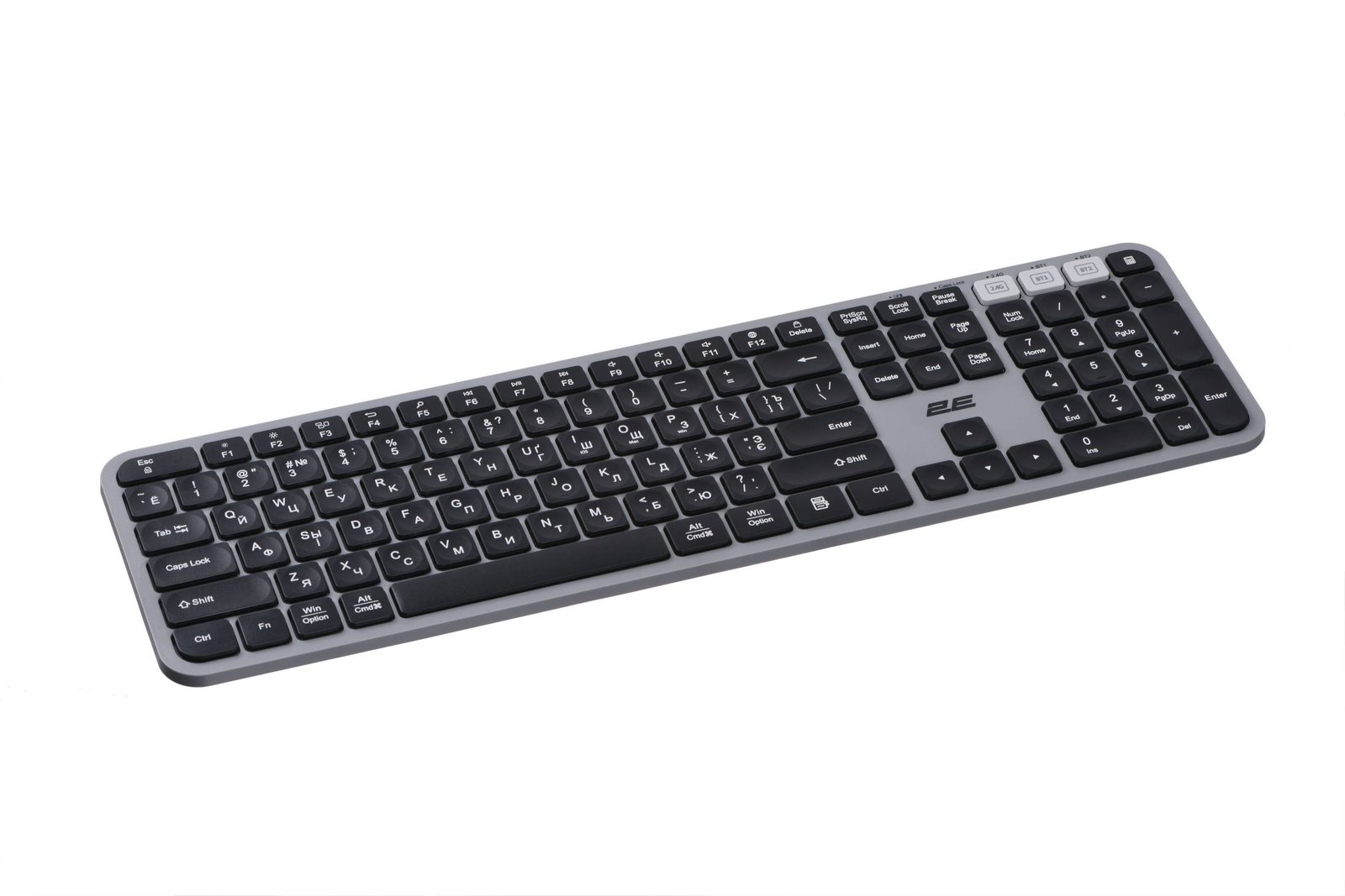 2E Combo keyboard and mouse MK440 WL/BT, EN/UK, grey-black