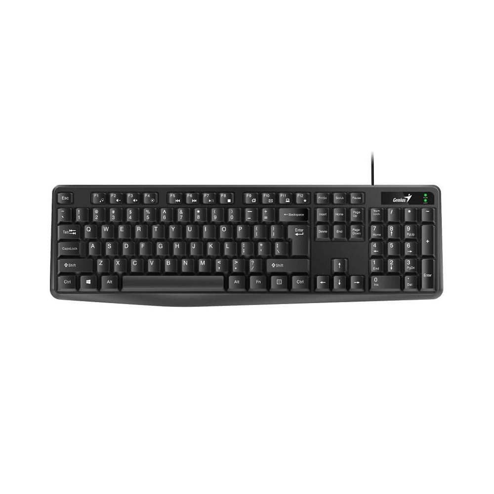 კლავიატურა, KB-117, Genius, Multimedia, USB, შავი.
