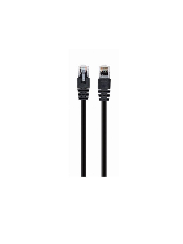 ქსელის კაბელი: Gembird PP12-1M/BK CAT5e UTP Patch cord Black 1m