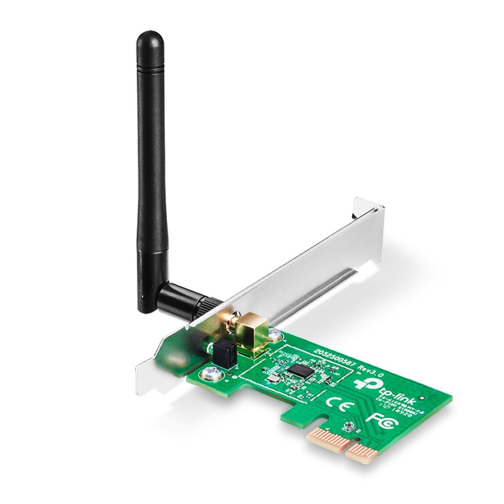რადიო ქსელი  TL-WN781ND, Tp-Link, 150Mbps Wireless PCI Express Adapter  (WiFi)