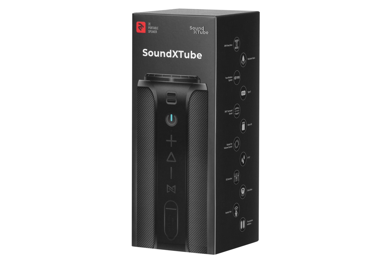 2E Portable Speaker  SoundXTube TWS, MP3, Wireless, Waterproof Black