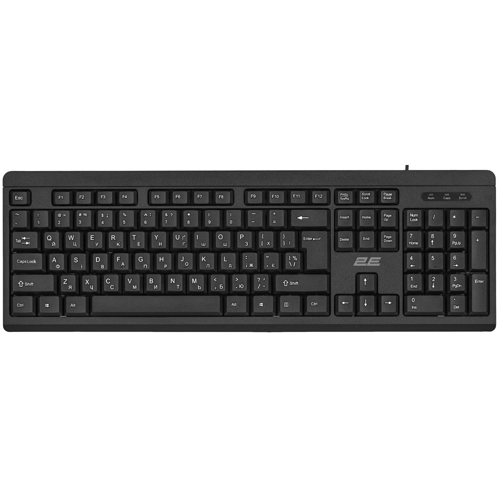 2E Keyboard  KS108 USB Black