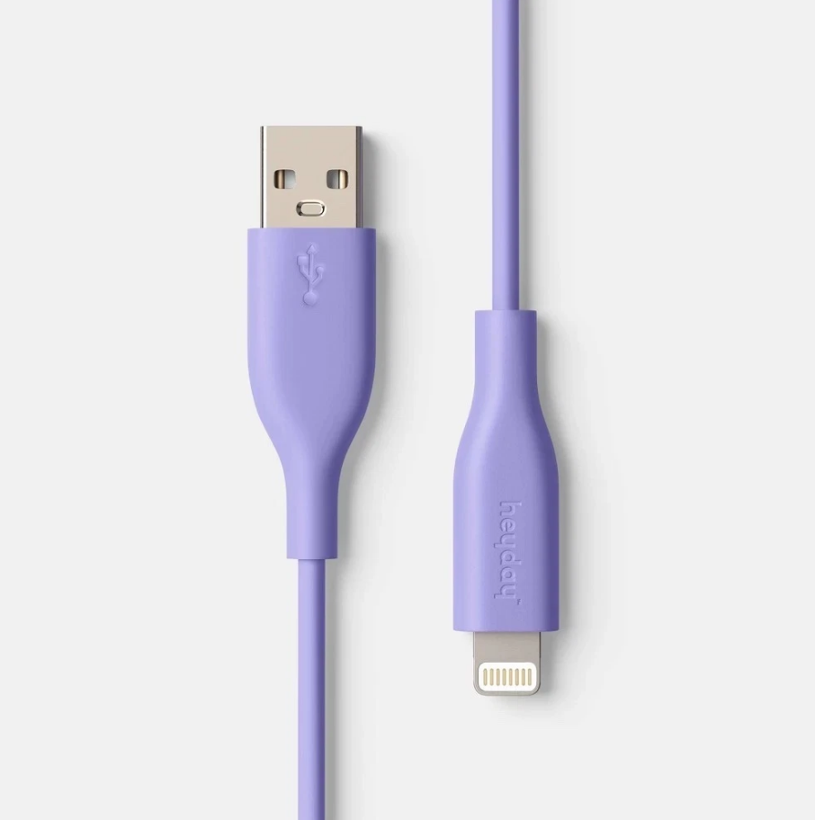 ტელეფონის კაბელი Celebrat HB-02 USB A-Lightning 1.2M 2.4A იისფერი