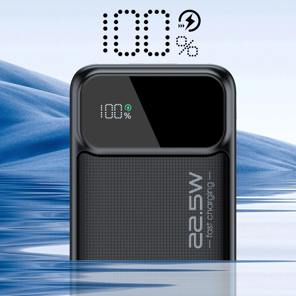 Choetech B729 PD22.5W Dual USB-A+Type-C Power bank 20000mAh Digital Screen