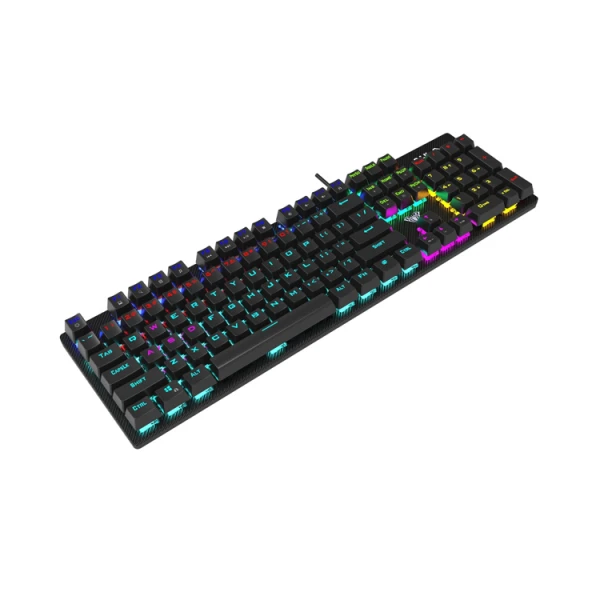 კლავიატურა: AULA S2022 RGB Wired Gaming Mechanical Keyboard Black (Blue Switch)