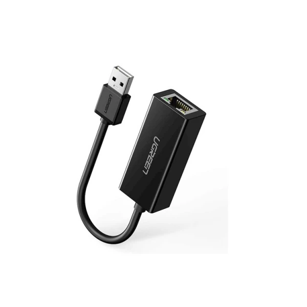 ლან ადაპტერი UGREEN EA20254 (20254) USB to LAN 10/100Mbps Ethernet Adapter (Black)