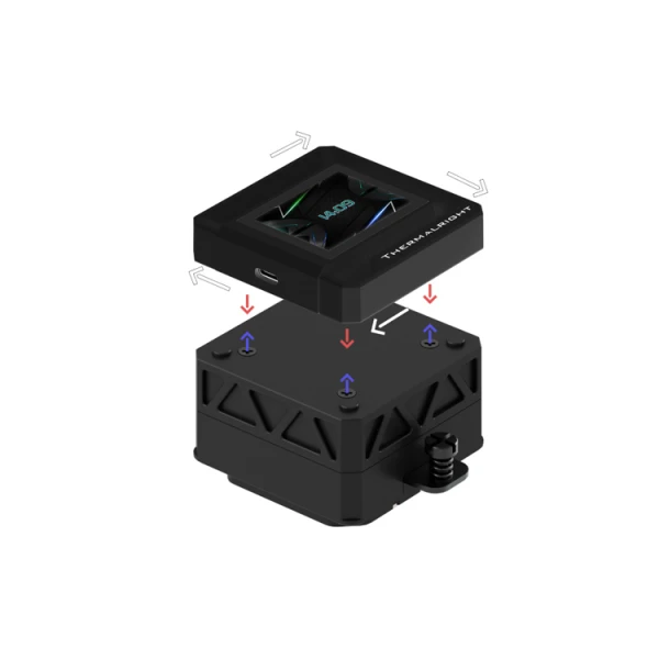 ქულერი: THERMALRIGHT Frozen Warframe 360 SE ARGB BLACK CPU Universal Cooler