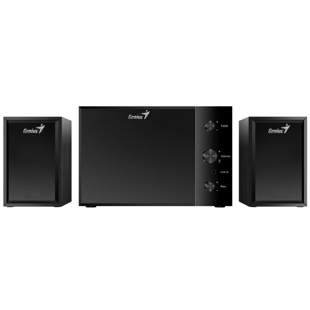 ხმამაღლამოლაპარაკე  SW-2.1 350 Wood-EU, Genius, Speakers with subwoofer15W (RMS) Subwoofer: 8 watts, Satellite speaker: 3.5 watts x 2