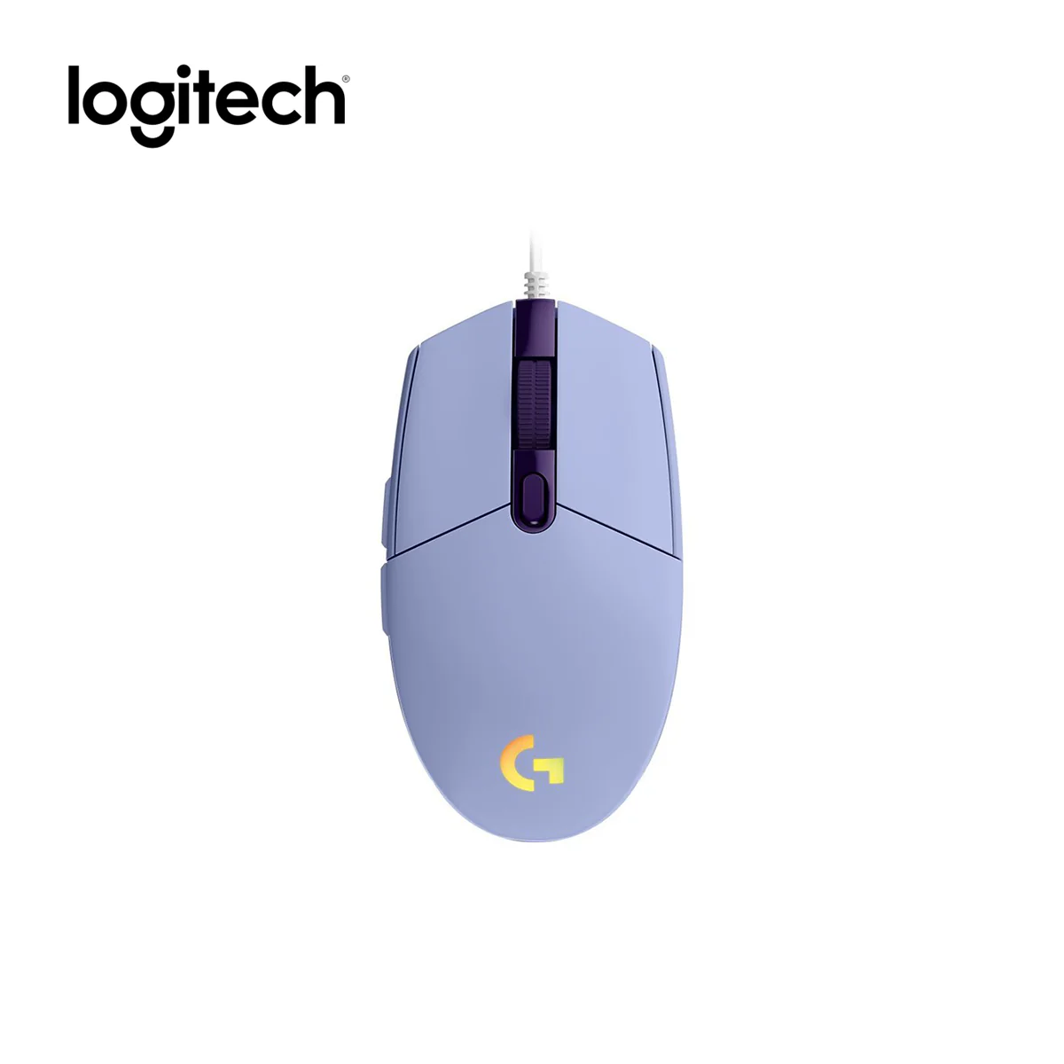მაუსი - G203 Logitech Corded Gaming Mouse, RGB lighting, 200 – 8,000 dpi, 6 buttons, 2.1 m, USB- LILAC 1Y ( 910-005853 )
