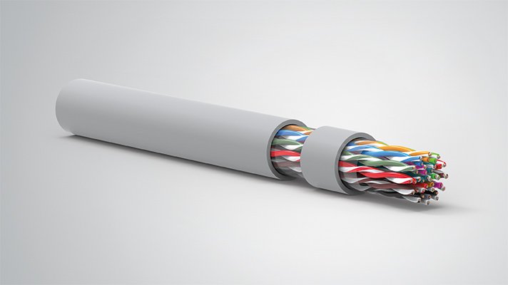 CAT 6 FTP  HUNKA KABLO(4X2X25 AWG) კაბელი კომპიუტერის