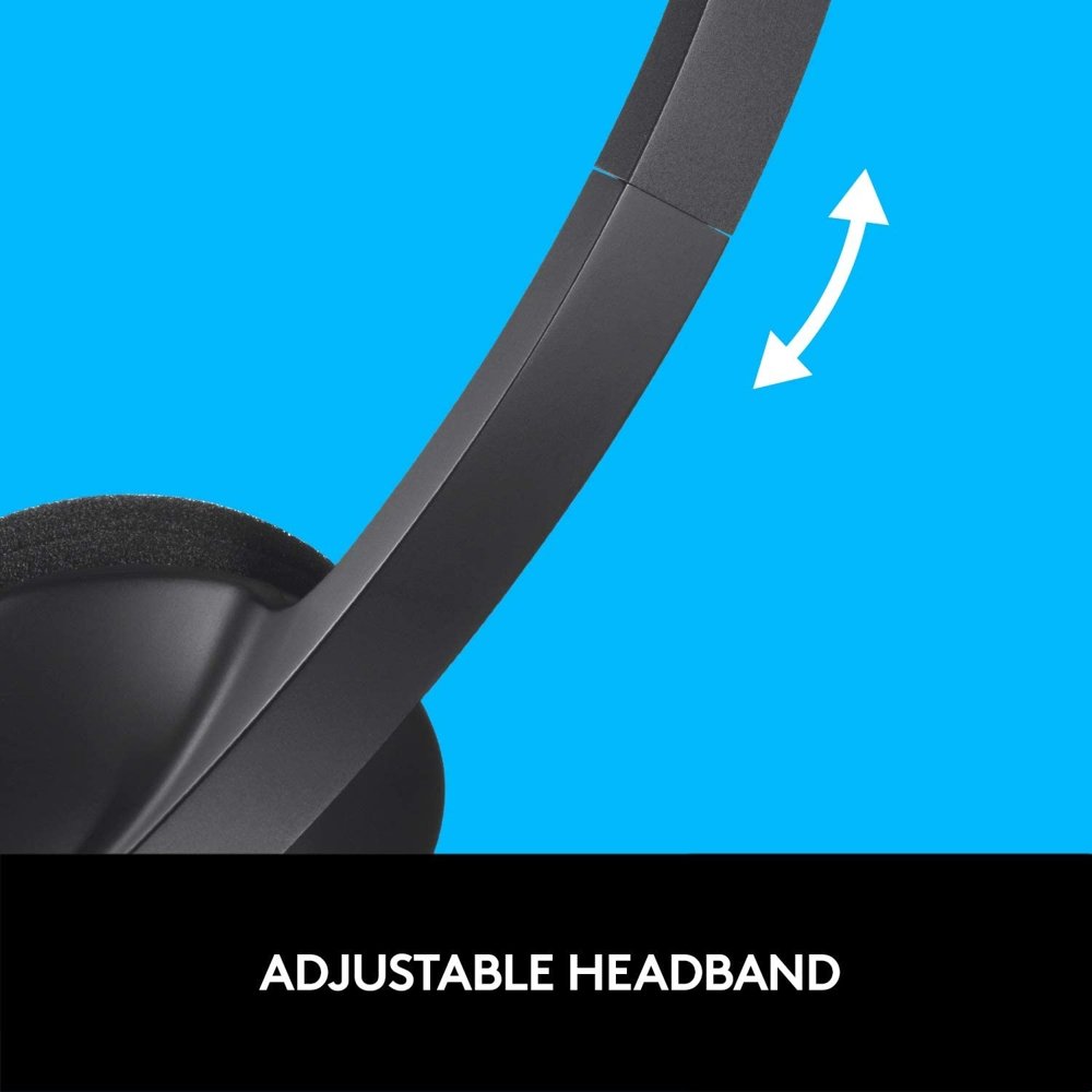 LT-H340/981-000475 LOGITECH H340 USB BLACK headset, with mic BLACK USB 1.8 m (981-000475)