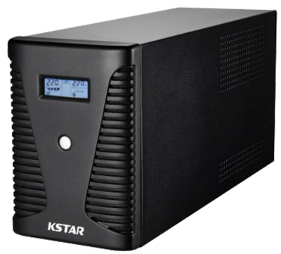 უწყვეტი კვების წყარო (UPS) - 1000VA/600W, ეკრანით, KSTAR [KS-UA1000]