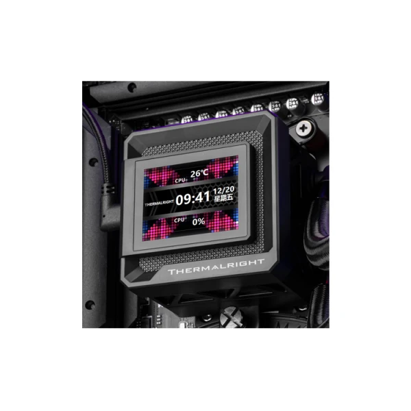 ქულერი: THERMALRIGHT Frozen Warframe 360 SE ARGB BLACK CPU Universal Cooler