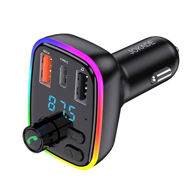 JOKADE JH017 DONGZHOU Series Car BT FM Transmitter PD40W