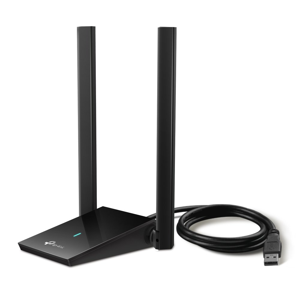 Archer TX20U Plus, TP-Link, AX1800 Dual Antennas High Gain Wireless USB Adapter, 1-meter USB 3.0 Cable