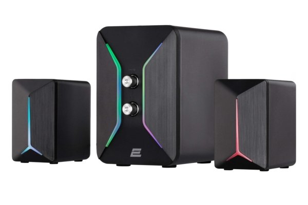 2E Multimedia speaker  PCS301 RGB, 2.1, USB, Black