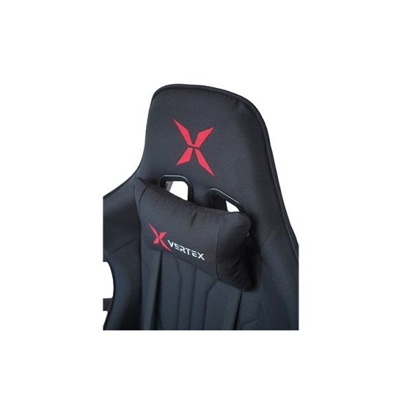 გეიმერული სავარძელი: Vertex Turu Gaming Chair Black Fabric